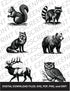 Forest Animal Pack, Various Sizes + Digital Download