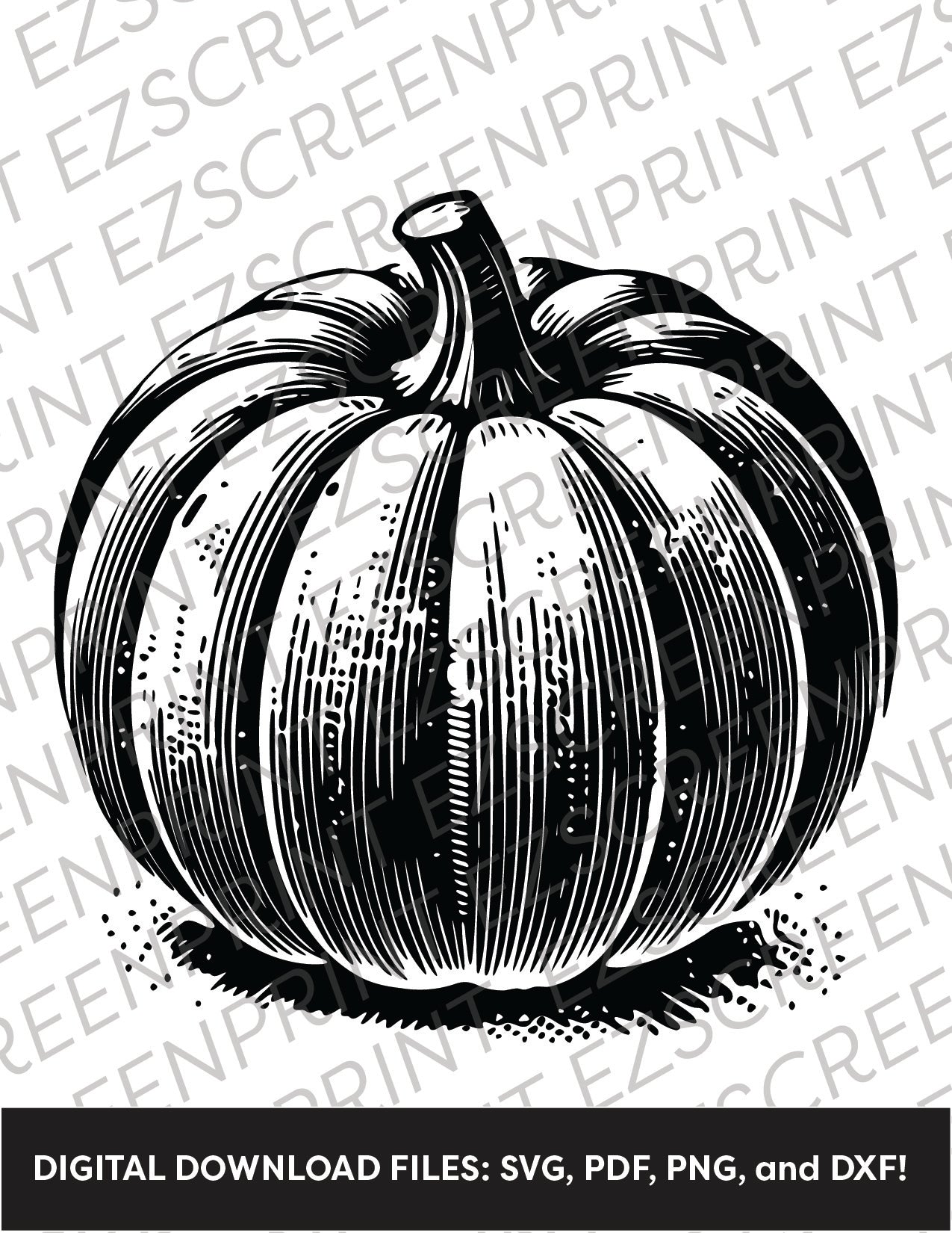 Lithograph Pumpkin, Various Sizes + Digital Download