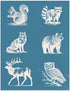 Forest Animal Pack, Various Sizes + Digital Download