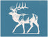 Lithograph Elk, Various Sizes + Digital Download