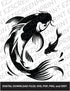 Wood Block Koi Fish, Various Sizes + Digital Download