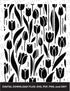 Tulips Pattern, Various Sizes + Digital Download