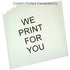 DIY Screen Printing Transparency Film Custom Printed